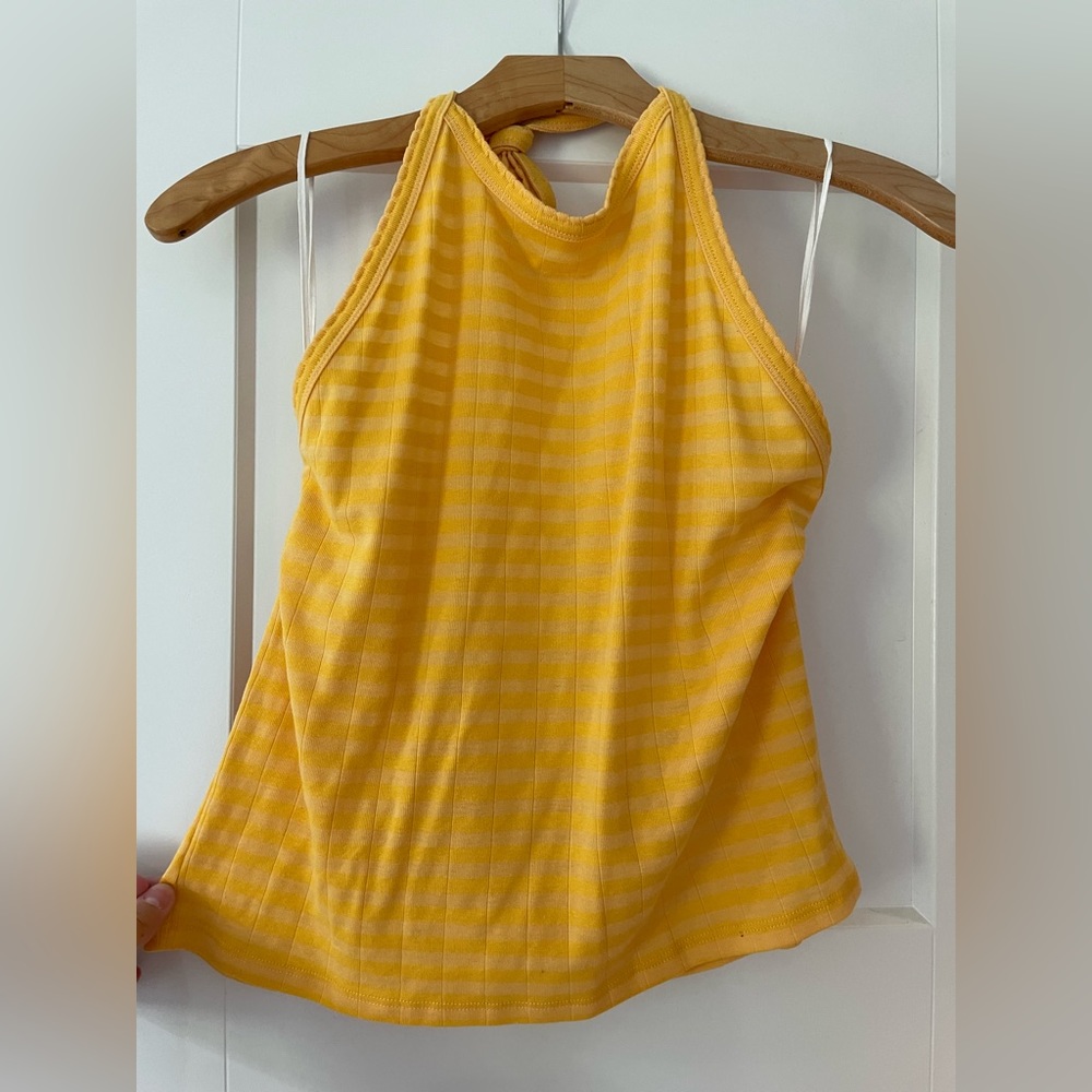 American Eagle Cropped Halter Top